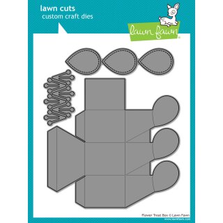 Lawn Fawn, lawn cuts/ Stanzschablone, flower treat box