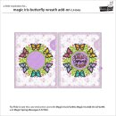 Lawn Fawn, lawn cuts/ Stanzschablone, magic iris butterfly wreath add-on