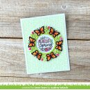 Lawn Fawn, lawn cuts/ Stanzschablone, magic iris butterfly wreath add-on