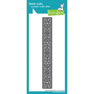 Lawn Fawn, lawn cuts/ Stanzschablone, folksy sprig border