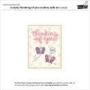 Lawn Fawn, lawn cuts/ Stanzschablone, scripty thinking of you outline add-on