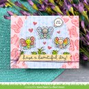 Lawn Fawn, Lawn Clippings, butterfly background stencil