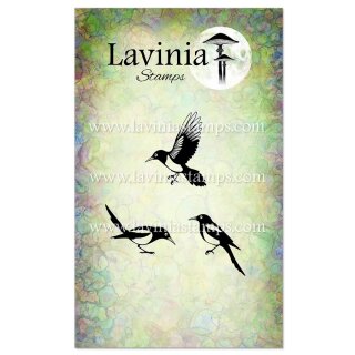 Lavinia Stamps, clear stamp - Magpies