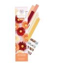 papier + ideen, 3D Quilling Mini Kit - Blüten arancio