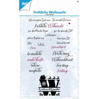 Joy!crafts, Clear Stamps, Frohe Weihnacht