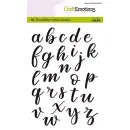 CraftEmotions, Clear Stamps, My Handletter abc