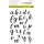 CraftEmotions, Clear Stamps, My Handletter abc