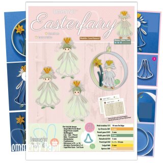 Dommerby Papir, Quilling Anleitung - Osterfeen