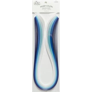Quilled Creations, Paper Stripes, Cool Colors Quilling Paper 1/4" (6mm)