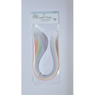 Quilled Creations, Paper Stripes, Dark Center Graduated Mixed Quilling Paper 1/4" (6mm)
