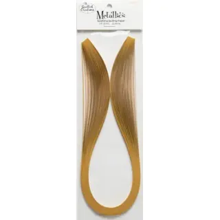 Quilled Creations, Paper Stripes, Metallic Gold Quilling...
