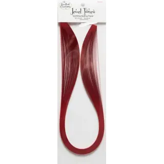 Quilled Creations, Paper Stripes, Metallic Ruby Quilling...