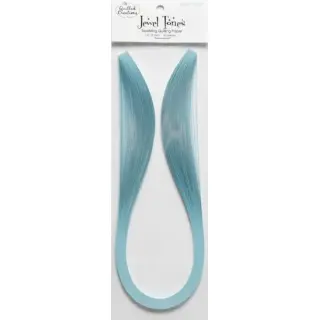 Quilled Creations, Paper Stripes, Metallic Blue Topaz Quilling Paper 1/4" (6mm)