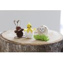 Ausschneidebogen Gesichter für Ostern Mini