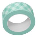 Lawn Fawn, aqua gingham washi tape