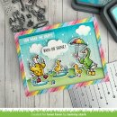Lawn Fawn, lawn cuts/ Stanzschablone, rainy day backdrop: landscape
