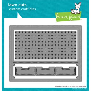 Lawn Fawn, lawn cuts/ Stanzschablone, workshop backdrop:...