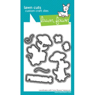Lawn Fawn, lawn cuts/ Stanzschablone, mice flowers