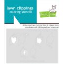 Lawn Fawn, coloring stencils, all the grad caps