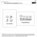 Lawn Fawn, clear stamp, tiny sentiments: graduation