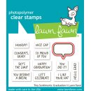 Lawn Fawn, lawn cuts/ Stanzschablone, tiny sentiments:...