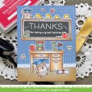Lawn Fawn, clear stamp, simply celebrate teachers