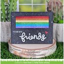 Lawn Fawn, lawn cuts/ Stanzschablone, over the rainbow