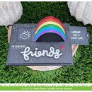 Lawn Fawn, lawn cuts/ Stanzschablone, over the rainbow