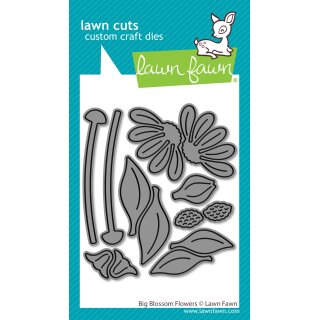 Lawn Fawn, lawn cuts/ Stanzschablone, big blossom flowers