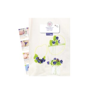 papier + ideen: Quilling Anleitung, Veilchen