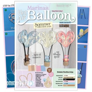 Dommerby Papir, Quilling Anleitung - Heißluftballon