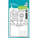 Lawn Fawn, clear stamp, youve got mail