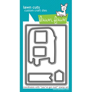 Lawn Fawn, lawn cuts/ Stanzschablone, youve got mail