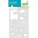 Lawn Fawn, coloring stencils, youve got mail