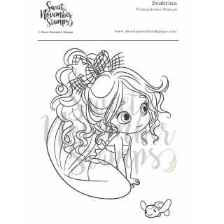 Sweet November Stamps, clear stamp, Seabrina