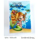 Sweet November Stamps, clear stamp, Seabrina