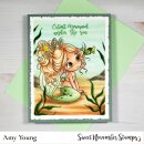 Sweet November Stamps, clear stamp, Seabrina
