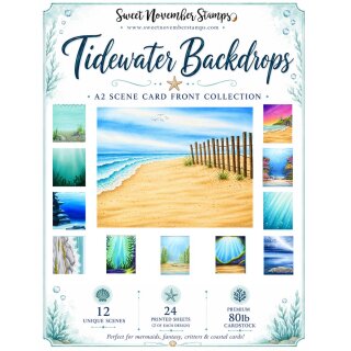 Sweet November Stamps, A2 Card Fronts - Tidewater...
