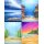 Sweet November Stamps, A2 Card Fronts - Tidewater Backdrops (10,5x13,5cm)