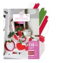 papier + ideen, Quilling KIT, Erdbeer-Lichterkette