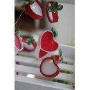 papier + ideen, Quilling KIT, Erdbeer-Lichterkette