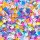 Lawn Fawn, Tiny Treasures, rainbow star clay pieces