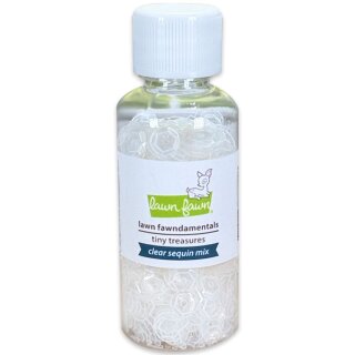 Lawn Fawn, Tiny Treasures, clear sequin mix