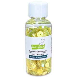 Lawn Fawn, Tiny Treasures, sunshine sequin mix