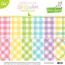 Lawn Fawn, giddy for gingham collection pack,...