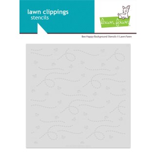 Lawn Fawn, Lawn Clippings, bee happy background stencils