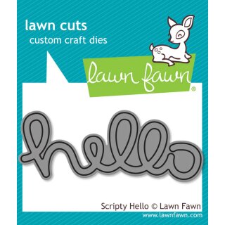 Lawn Fawn, lawn cuts/ Stanzschablone, hello