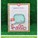 Lawn Fawn, lawn cuts/ Stanzschablone, hello