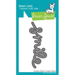 Lawn Fawn, lawn cuts/ Stanzschablone, scripty smile