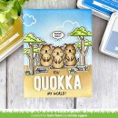 Lawn Fawn, clear stamp, quokka my world